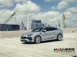 Lamborghini Urus Custom Wheels - HF-7 by Vossen - Polished Silver Lamborghini Urus Custom Wheels - HF-7 by Vossen - Polished Silver